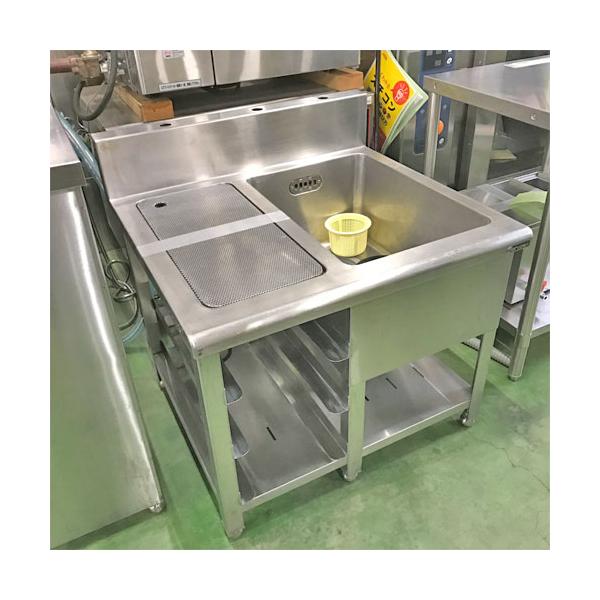 一槽シンク 水切り付き マルゼン 業務用 中古/送料別途見積 : 業務用