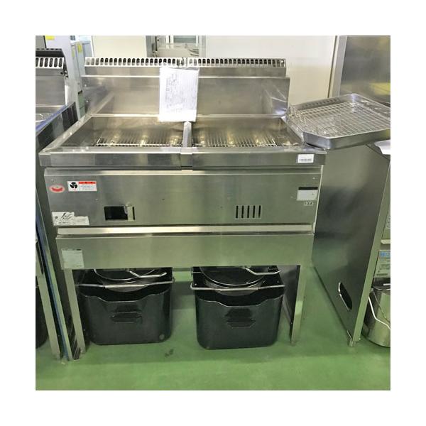 業界最長1年保証】ガスフライヤー 都市ガス 業務用 中古/送料別途見積