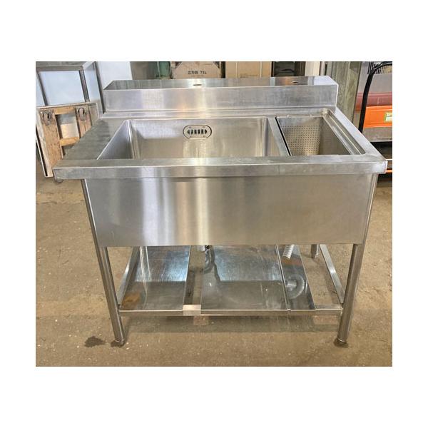 ゴミ籠付き1槽シンク