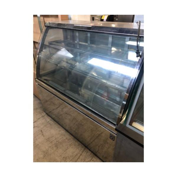 即使用可！業務用 冷蔵ショーケース REMACOM  曲面ガラス高級仕上げ、棚付き　RCS-K120NS2L 業界最長1年保証】対面ショーケース レマコム RCS-K120NS2L 業務用