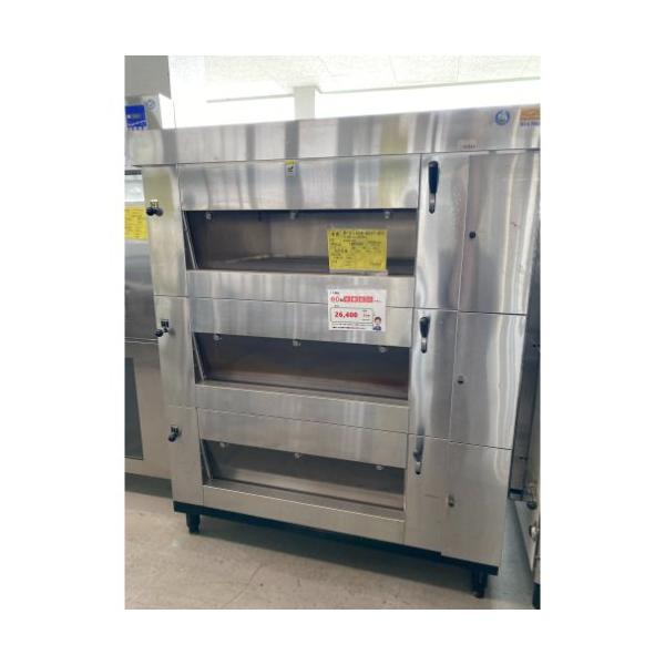 ☆地域限定送料無料☆  北沢産業　ベーカリーオーブン　3段　KSE-622-S デッキオーブン 北沢 KSGN-622Y-S 中古 : 業務用厨房機器の新橋