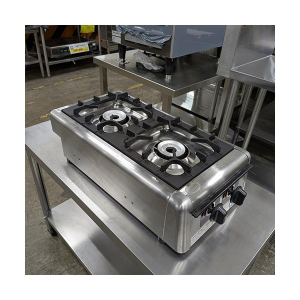 ガスコンロ マルゼン M-822DC 都市ガス 業務用 中古/送料別途見積
