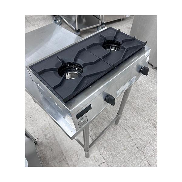 2口卓上ガスコンロ リンナイ(Rinnai) RSB-S205N プロパンガス 業務用 中古/送料別途見積