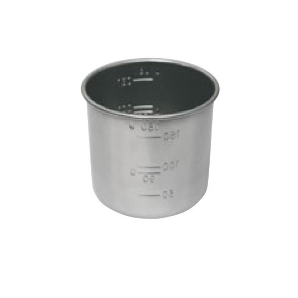 計量カップ 18-8 お米の計量カップ1合 高さ60 直径:65 /業務用/新品/小物送料対象商品