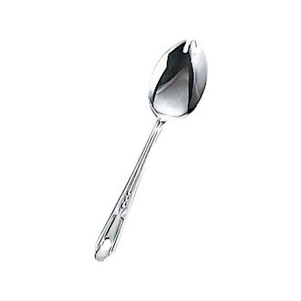 18−0 流線 給食スプーン 穴明 /業務用/新品/小物送料対象商品