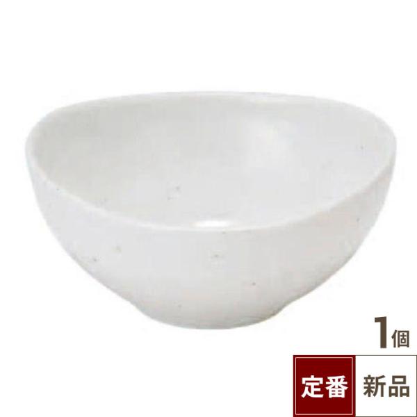 【飲食店定番】小鉢 雪粉引 楕円3.5鉢（10.5cm）/業務用/新品/小物送料対象商品