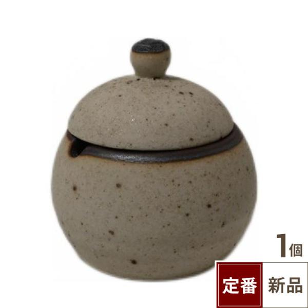 【飲食店定番】粉引 丸型辛子入（5.7cm）/業務用/新品/小物送料対象商品