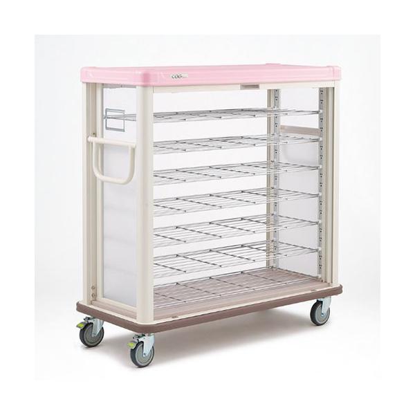 エレクター　配膳車　常温配膳車　シャッター付き　ワゴン　台車　病院 常温配膳車 ｜ エレクター株式会社