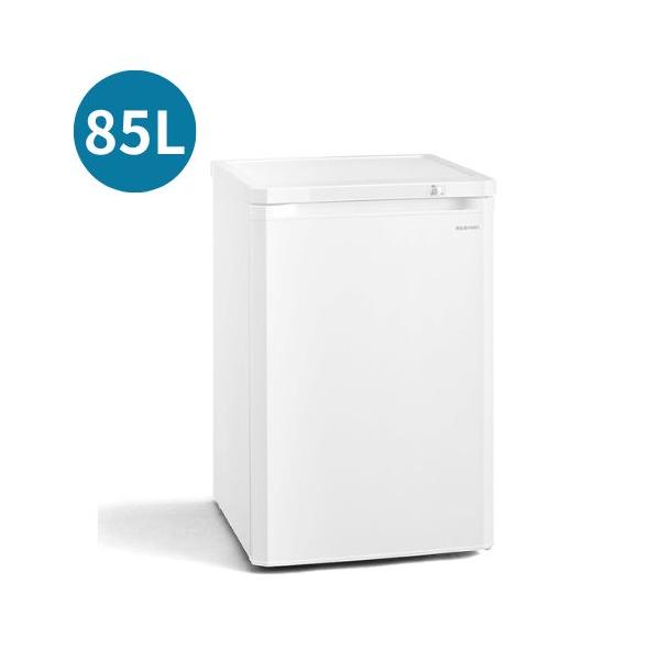 ■商品説明■商品名：前開き冷凍庫 85Lメーカー：アイリスオーヤマ型式：IUSD-9B-Wお届け数：1重量：約32kgドア数：1トレー：4(小1、中2、底部1)定格内容積：85L定格電圧：AC100V(50Hz/60Hz)定格電流：1.8A...