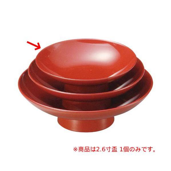 2.6寸盃 総朱 A φ7.8×H2.6(cm)/業務用/新品/小物送料対象商品