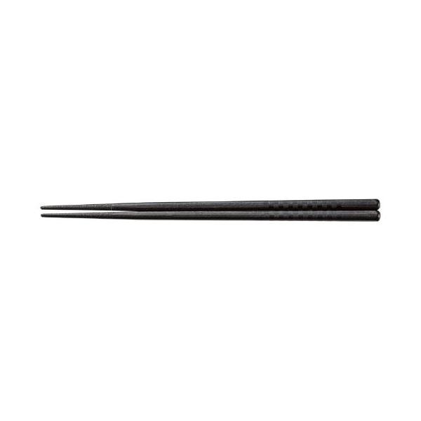 21cmニュー市松木目四角箸 ブラック SPS 21×0.7×0.7(cm)/業務用/新品/小物送料対象商品