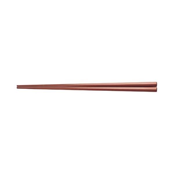 22.8cm六角箸 ブラウン PBT 22.8×0.9×0.9(cm)/業務用/新品/小物送料対象商品
