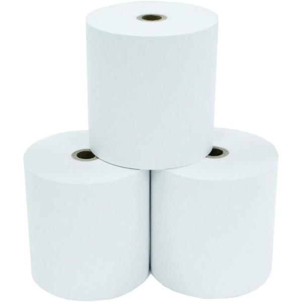 感熱レジロール 60巻 幅80mm×直径80mm×芯径12mm 63m巻 8080T 感熱