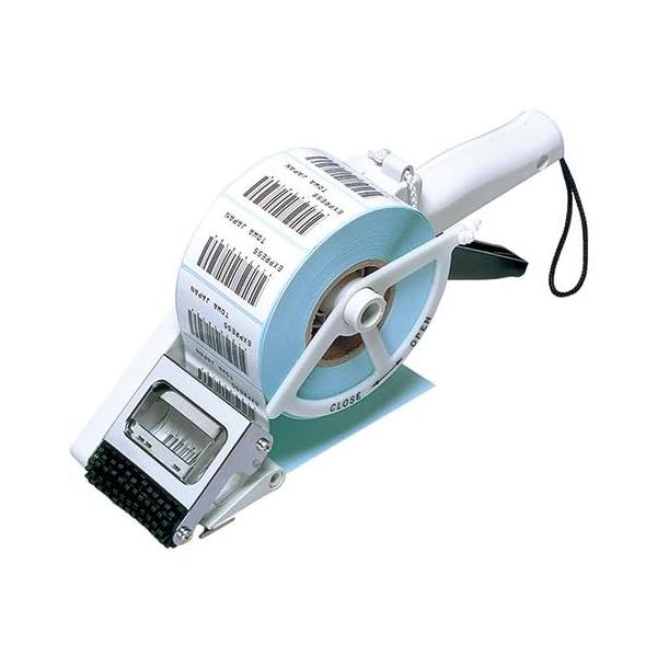 最大台紙幅：64mm　ラベル長さ：18mm〜60mm数量：1台（347g）　※超軽量です大量のダンボールに荷札シールなどを貼付するとき/メール便シールや宛名シールを大量に貼付するとき/バーコードプリンターで発行したラベルを貼るとき/果物や野...