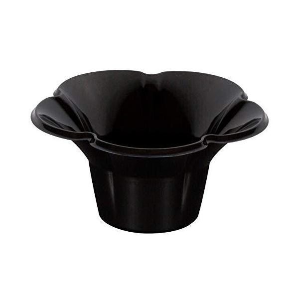 かき氷カップ ミニフルール カップ NERO 黒 800個（80個×10袋）