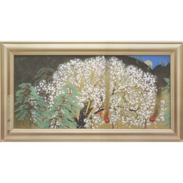 美品　石版画　雪月花　横山大観　夜桜等 美品 石版画 雪月花 横山大観 夜桜等 三越伊勢丹 名画版画