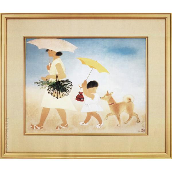 小倉遊亀 絵画 径 送料無料 【複製】【美術印刷】【巨匠】