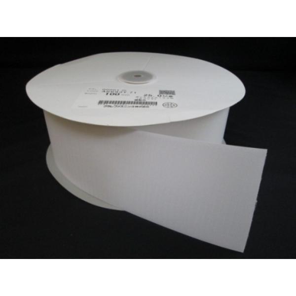 マジックテープ  クラレ製  １００ｍｍ×２５ｍ  縫製用  白−Ａ（オス）