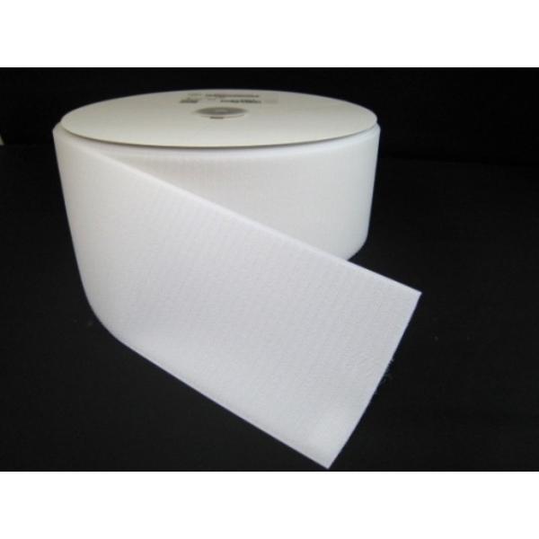 マジックテープ  クラレ製  １００ｍｍ×２５ｍ  縫製用  白−Ｂ（メス）