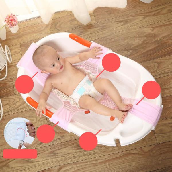 商品名:送料無料 ベビーバス メッシュマット 折りたたみ シンク 洗面台 沐浴マット 沐浴 ベビーバス バスタブ バスマット おふろマット 折り畳み お風呂マット 出産準備                            商品説明:ソ...