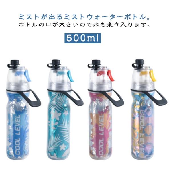 ミスト機能 直飲み 水筒 水分補給 冷却 ミスト噴射 ドリンクボトル