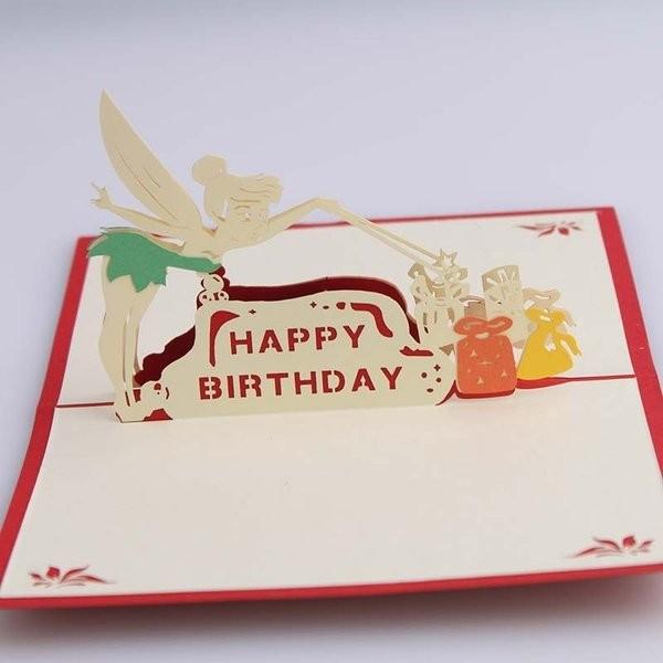 グリーティングカード メッセージカード 誕生日 バースデー 記念日 お祝い カード 立体 飛び出す 妖精 3d Lmlm0256 点 点 屋 通販 Yahoo ショッピング