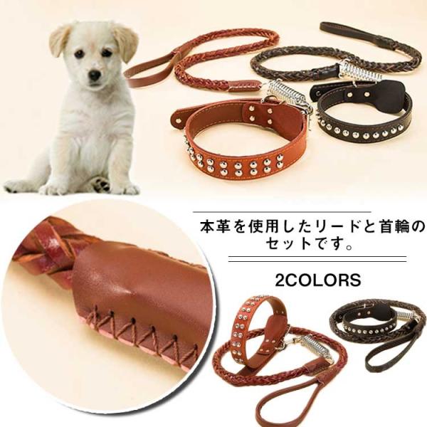 送料無料首輪とリードセット 小型犬 中型犬 大型犬 首輪セット リードセット 犬 猫 首輪 レザー 本革 牛革 レザー 猫用 犬用 リード 散歩 お出 Buyee Buyee 日本の通販商品 オークションの代理入札 代理購入