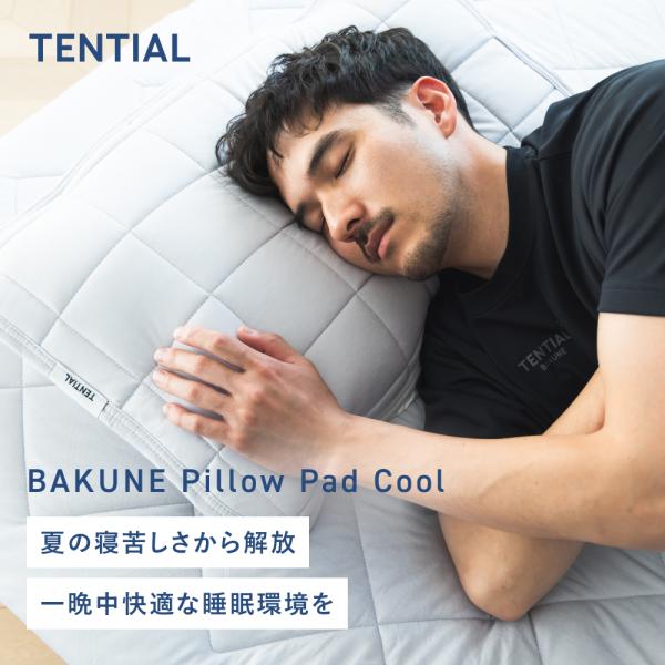 TENTIAL 【公式】 BAKUNE Pillow Pad 2P Cool [ バクネ ピロー
