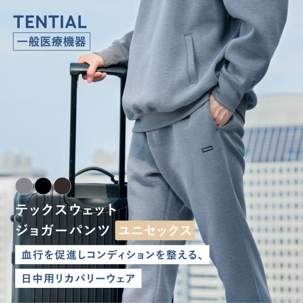 TENTIAL バクネ スウェット ジョガーパンツ 上下セットLサイズ TENTIAL テンシャル リカバリーウェア BAKUNE バクネ レディース
