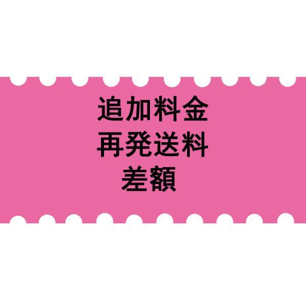 追加料金、再発送料、差額