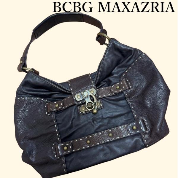BCBG MAXAZRIA ショルダーバッグ 本革 ワンハンドル アンティーク 