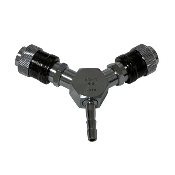 小池酸素 アポロコック 二又分岐用  BS-1 接続サイズφ6 BS-1-6 S1A02511  ガス溶断機器用ワンタッチ継手「少々傷アリ訳アリ品」「返品交換不可」