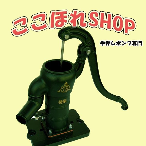 手押しポンプ T3５PC サイズ３５ プラ玉ピストン 鉄ベース仕様　掘り井戸用