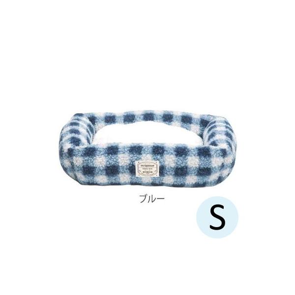 ・角があるのでお部屋の角やケージの中でも使いやすい・寝返りしやすく睡眠快適！・クッションは取り外し可能なのでお手入れも楽々◎色：ブルー【製品仕上がりサイズ】Sサイズ：奥行38cm×幅50cm×高さ16cm※多少の誤差生じます。パッケージ等の...