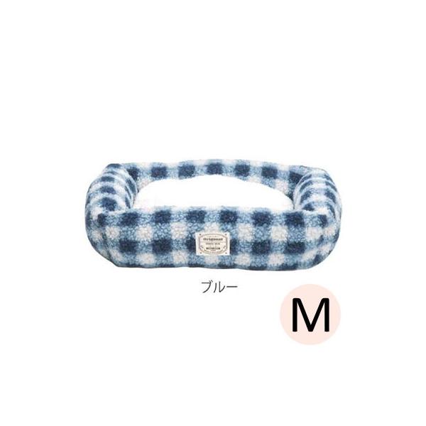 ・角があるのでお部屋の角やケージの中でも使いやすい・寝返りしやすく睡眠快適！・クッションは取り外し可能なのでお手入れも楽々◎色：ブルー【製品仕上がりサイズ】Mサイズ：奥行45cm×幅60cm×高さ18cm※多少の誤差生じます。パッケージ等の...