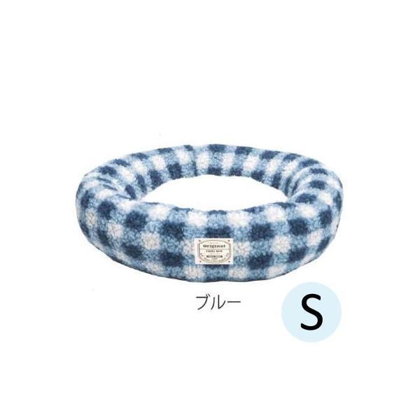 ・丸くなって寝るのが好きなワンちゃんにくつろぎやすい形状・縁がしっかりあるので囲まれている安心感があります・クッションは取り外し可能なのでお手入れも楽々◎色：ブルー【製品仕上がりサイズ】Sサイズ：奥行38cm×幅50cm×高さ16cm※多少...