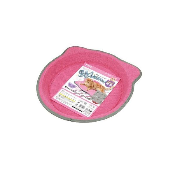 床が傷つきにくい特殊加工がしてあるので、夢中になっても安心です。ストレス発散に最適！かわいい猫耳付きの鍋型。本体サイズ(mm)約Ｗ380×Ｄ380×Ｈ55セット内容付属品：またたび対象動物猫全般