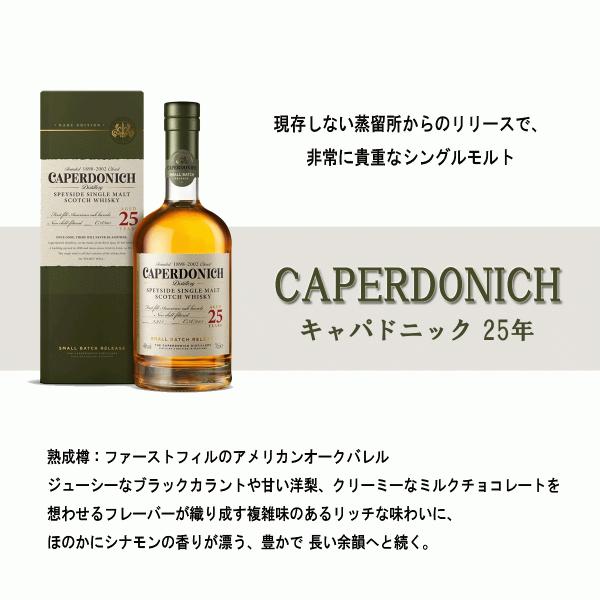 CAPERDONICH（キャパドニック）25年 スモールバッチリリース 48％ キャパドニック 25年 【 SECRET SPEYSIDE COLLECTION 】（正規）