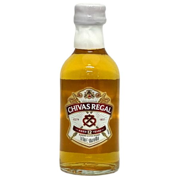 ウイスキー ミニチュアボトル 50ml シーバスリーガル12年 ミニボトル 50ml 40% スコッチウイスキー 【ラッピング・包装不可】 @