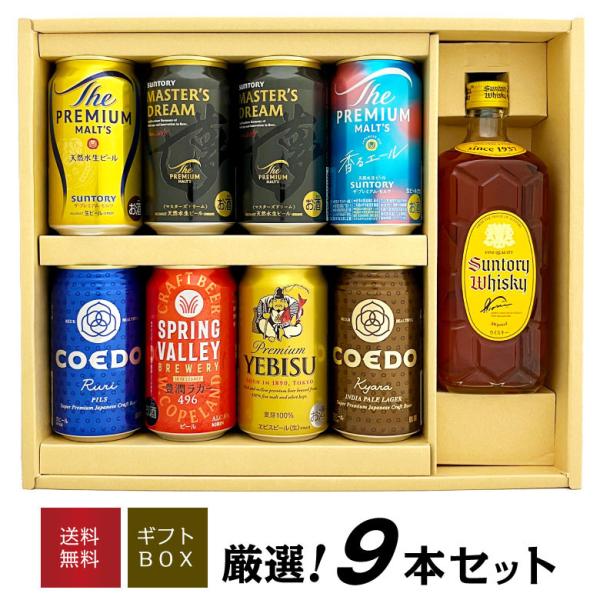 ヱビスビール ビール ウイスキー ギフトセット 国産 プレミアム ヱビスビール ビール ウイスキー ギフトセット 国産 プレミアム