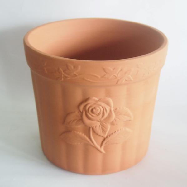テラコッタ クラッシックプランターバラ 6号 植木鉢 園芸用品 日本製