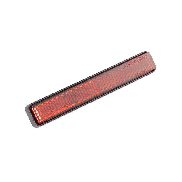 キジマ KIJIMA リフレクター スリム5 Eマーク付き 貼付けタイプ レッド 14×104mm 305-2161