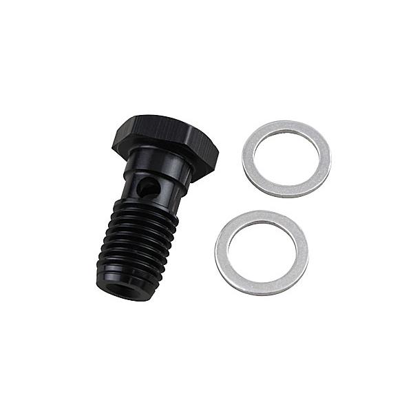 シフトアップ SHIFTUP オイルクーラー取り出し用補修部品 薄型バンジョーボルト シングル（S） M10-P1.25 ブラック 950317-06