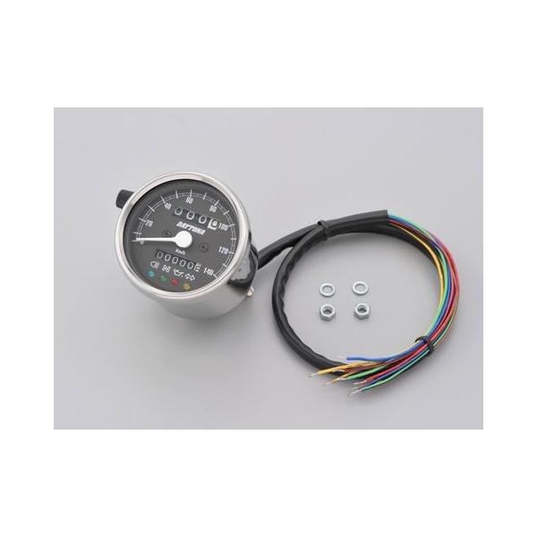 ぽ*ん様 DAYTONA スピードメーター 140km/h(おまけ付き) DAYTONA（デイトナ） インジケーター付き 機械式スピードメーター φ60