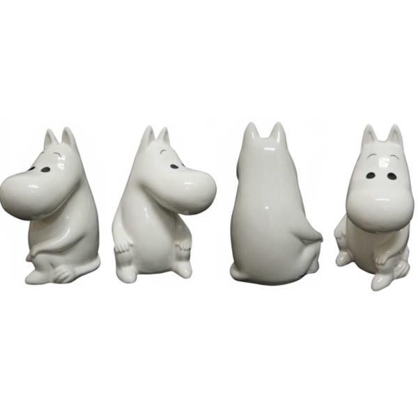 べてい0708  ムーミン  陶製フィギュア(非売品) MOOMIN（ムーミン） 陶器製 ガーデン フィギュア オブジェ : テル