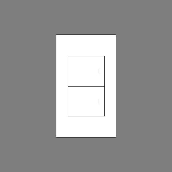 1annd パナソニック アドバンスシリーズ 表示なし ネームなし 1連