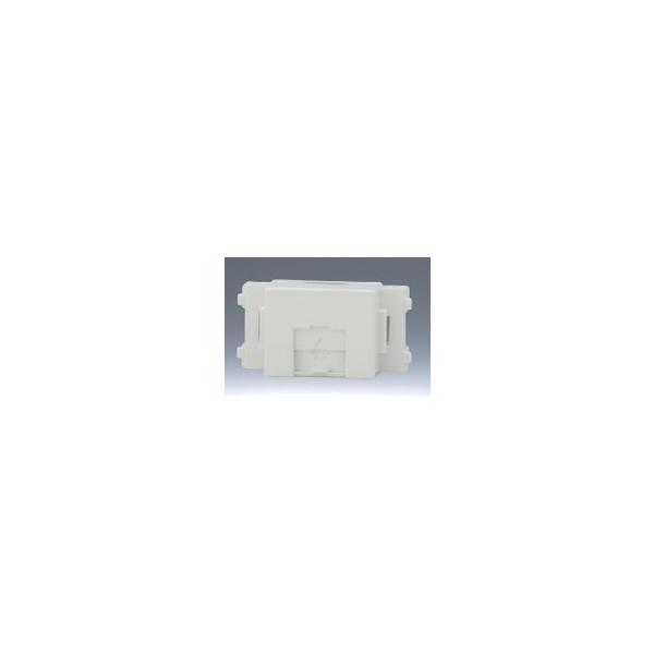 在庫品 JEC-BN-LW6L-PW 神保電器 埋込モジュラジャック８極８心（ＰＷ）　[ホワイト]