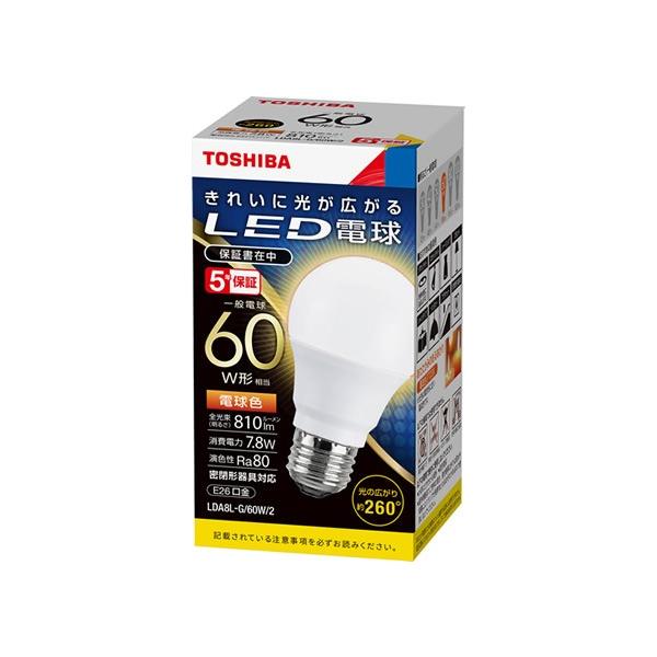 ŃCebN LDA8L-G/60W/2LEDdʓd`[dF][E26][60W`]LDA8L-G60W2