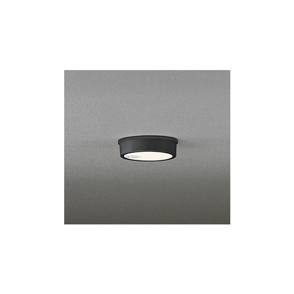 在庫品 OG254536R オーデリック 人感センサー付 白熱灯器具 60W相当 高演色LED シーリングライト 電球色 ブラック 防雨型