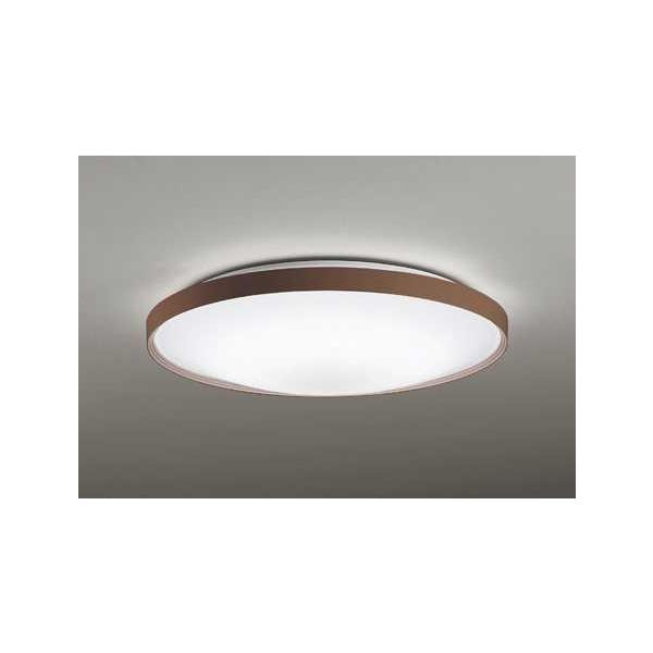 在庫品 OL291559R オーデリック R15クラス2　高演色LEDシーリングライト　[電球色〜昼光色][リモコン付属][〜12畳][樹脂 ウォールナット色][アクリル 乳白]